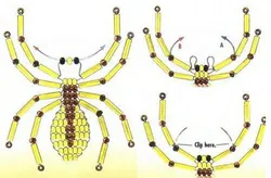 Плетение из бисера паук