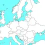 Карта европы раскраска