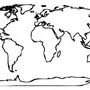 Карта Мира Раскраска Для Детей Распечатать