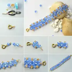 Какие легкие браслеты можно сделать из бисера