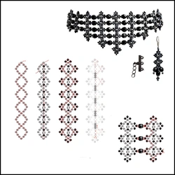 Плетем чокер из бисера плетение