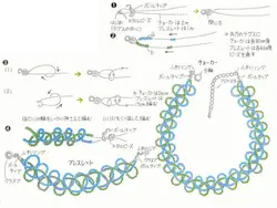 Плетем чокер из бисера плетение