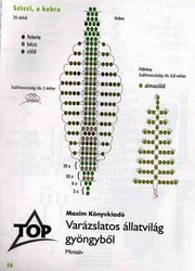 Змейка из бисера для начинающих легкий