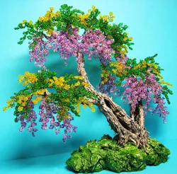 Красивые и необычные деревья из бисера