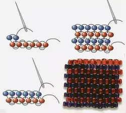 Виды плетения из бисера картинки