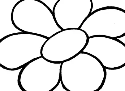 Картинка раскраска цветик семицветик для детей