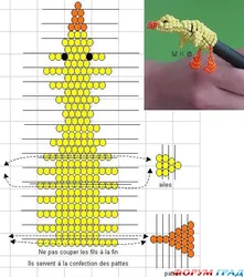 Сделать утку из бисера
