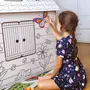 Картонный домик раскраска