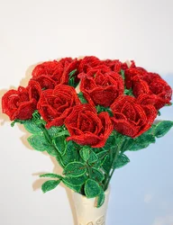 Цветы Из Бисера Кустовые Розы