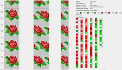 Браслет из бисера розы