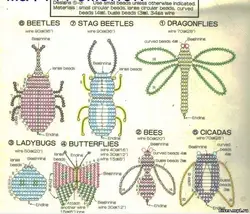 Плетение из бисера для начинающих насекомые