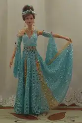 Платье из бисера для куклы барби
