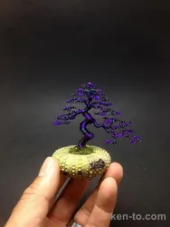 Самое маленькое дерево из бисера