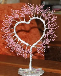Дерево Сердце Из Бисера Своими Руками Пошагово С Фото
