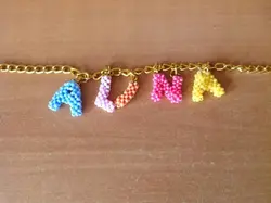 Плетение из бисера для начинающих браслеты с именем
