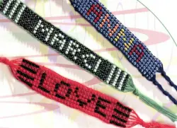 Плетение из бисера для начинающих браслеты с именем