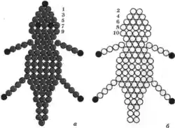 Плести из бисера плести крокодила