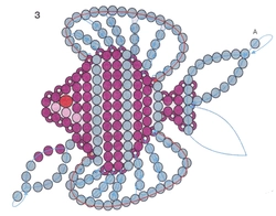 Рыба Из Бисера Брелок