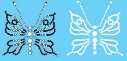 Бабочка из бисера для начинающих детей