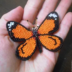 Бабочка из бисера для начинающих детей