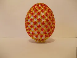 Яйцо фаберже из бисера своими руками