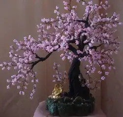 Дерево из бисера своими руками сакура для начинающих