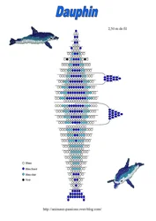 Плетение из бисера для начинающих дельфин