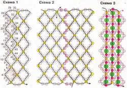 Сетчатое Плетение Из Бисера