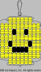 Сплести кольцо смайлик из бисера