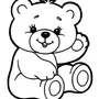 Медведь Картинка Для Детей Раскраска