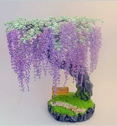 Деревья и цветы из бисера и флористика