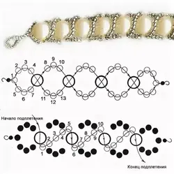 Плетение колец и браслетов из бисера для начинающих