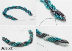 Самый простой способ плетения браслетов из бисера