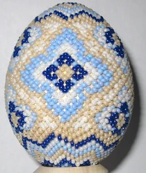 Пасхальные Яйца Из Бисера Мозаичное Плетение
