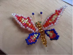 Бисероплетение для начинающих детей бабочка
