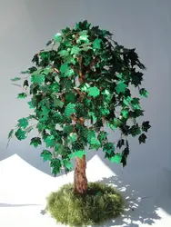 Дерево счастья плетение из бисера и пайеток