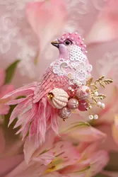 Красивые птицы из бисера