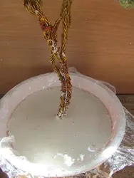 Сделать ствол для дерева из бисера