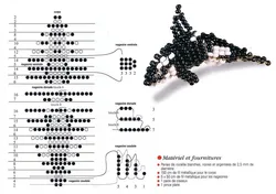 Красивые животные из бисера параллельным плетением