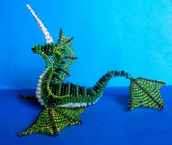 Плетение дракона из бисера для начинающих