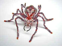 Картинка паука из бисера