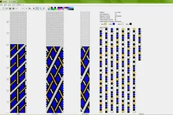 Жгут из бисера иглой мозаичным плетением