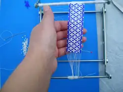 Ручное ткачество из бисера без станка