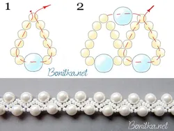 Ожерелье из бисера для детей