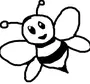Раскраска пчелка