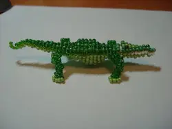 Маленький Крокодил Из Бисера