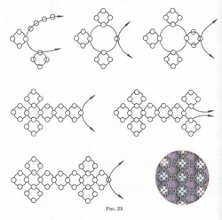 Бисероплетение для начинающих крестом