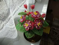 Цветы Камелия Из Бисера