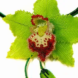 Плетение Из Бисера Цветы Орхидеи
