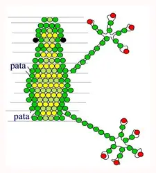 Сделать лягушку из бисера для начинающих